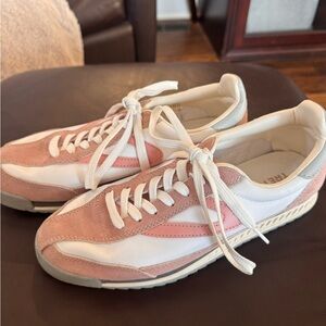 Tretorn Pink and White Women's Sneakers
